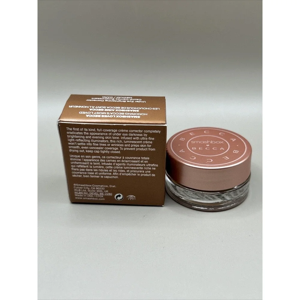 Smashbox Becca Under Eye Brightening Corrector, MEDIUM DARK, 0.15 oz NIB